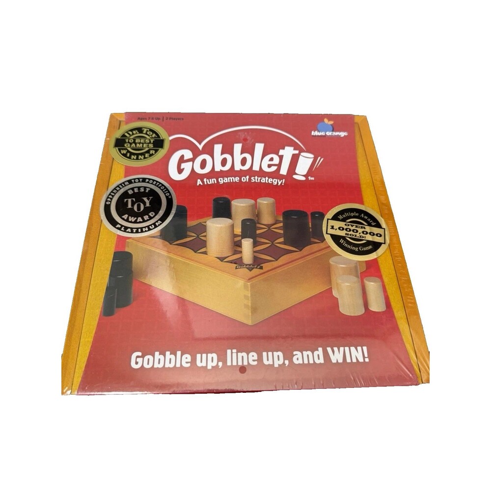 Gobblet! Wooden Strategy Board Game Blue Orange Age 7+ 2 people New Sealed